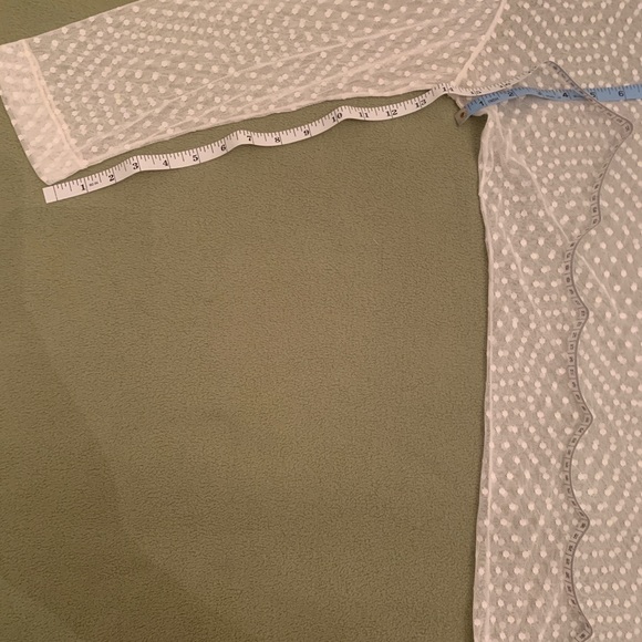 Island Passage sheer polka dot swimsuit coverup - Picture 8 of 10